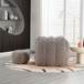 Soft Bean Bag Chair With High Resilient Foam (Chips) - Coffee