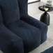 Modern Indoor Fluffy Bean Bag Chair With Memory Foam And Ottoman, Super Soft