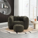 Soft Chenille Bean Bag Chair With High Resilient Foam