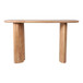 51" x 30" Acacia Curved Leg Console Table - Natural