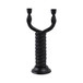16" x 8" Twisted Snake 2-Taper Holder - Black