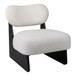 Modern Accent Chair - White / Black