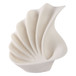 16" Laramie Quartz Resin Shell Statuary - White