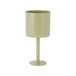 Metal Flat Round Base Planter - Green