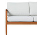 Contemporary Cushioned Patio Triple Lounge