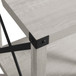 Farmhouse Metal X Table With Lower Shelf