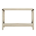 Farmhouse Metal X Table With Lower Shelf
