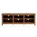 Modern Transitional 3 Shelf Open Storage 70" TV Stand For 80" TVs