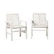 Modern 2 Piece Chevron Patio Chairs