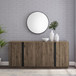 Mid-Century Modern 3 Drawer Low TV Stand For TVs Up To 80"