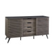 Contemporary Sliding Slat Door Sideboard