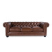 Traditional Tufted Chesterfield Nailhead Sofa