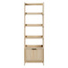 Transitional Narrow Bookshelf With Drawer On Bottom