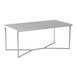 Modern Glam Metal And Faux Marble Coffee Table