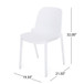 Outdoor Stacking Dining Side Chair (Set of 2)