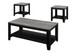 Table Set, Coffee, End, Side, Accent For Living Room Transitional (Set of 3) - Black