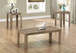 Table Set, Coffee, End, Side, Accent For Living Room Transitional (Set of 3)