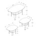Table Set, Coffee, End, Side, Accent For Living Room (Set of 3)