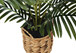 24" Tall, Artificial Plant, Palm, Indoor, Faux, Fake, Table, Floor, Greenery, Potted, Real Touch, Decorative - Green / Beige