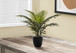 20" Tall, Artificial Plant, Palm, Indoor, Faux, Fake, Table, Greenery, Potted, Real Touch, Decorative - Green / Black