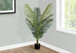 47" Tall, Artificial Plant, Palm Tree, Indoor, Faux, Fake, Floor, Greenery, Potted, Real Touch, Decorative - Green / Black