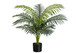 34" Tall, Artificial Plant, Palm Tree, Indoor, Faux, Fake, Floor, Greenery, Potted, Real Touch, Decorative - Green / Black