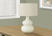 Lighting, Table Lamp, Contemporary - Cream