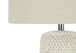 Contemporary Lighting, Table Lamp, Ceramic, Resin - Cream