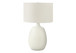 Lighting, Table Lamp, Resin, Contemporary - Cream