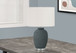 Lighting, Table Lamp, Ceramic, Contemporary - Blue