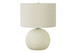Lighting, Contemporary Table Lamp, Ceramic - Cream