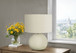 Lighting, Contemporary Table Lamp, Ceramic - Cream