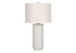 Table Lamp, Lighting, Resin, Transitional - Cream