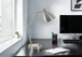 Lighting, Table Lamp, USB Port Included, Nickel Metal, Nickel Shade, Modern - Silver