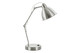 Lighting, Table Lamp, USB Port Included, Nickel Metal, Nickel Shade, Modern - Silver