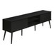 TV Stand, Media Entertainment Center, Storage Cabinet, Console, Storage Shelves, Bedroom, Living Room, Contemporary, Modern - Black