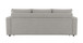 Connie - Boucle Sleeper Sectional Sofa With 2 Toss Pillows - Beige