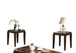 Docila - 3 Piece Pack Coffee With End Table (Set of 3) - Walnut
