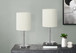 Lighting, Table Lamp, USB Port Included, Nickel, Contemporary (Set of 2)