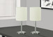 Lighting, Table Lamp, USB Port Included, Nickel, Contemporary (Set of 2)