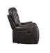 Braylon - Magnetite Synthetic Leather Manual Recliner Chair - Brown