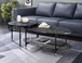Silas - Engineered Stone Top Nesting Table - Black
