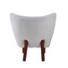 Zusud - Teddy Sherpa Accent Chair - White