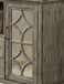 Velika - Weathered Console Table With 1 Open Compartment Storage - Gray