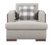 Niamey - Chair With 1 Toss Pillow - Walnut