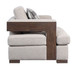 Niamey - Chair With 1 Toss Pillow - Walnut