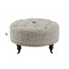 Upendo - Pattern Ottoman With Casters - Multi