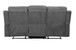 Kalen - Chenille 3 Piece Recliner Living Room Set - Gray