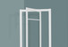 Coat Rack, Hall Tree, Free Standing, Hanging Bar, Entryway, For Contemporary & Modern - White
