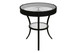 Round Accent Table, Transitional - Black